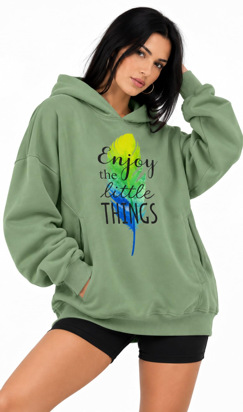 London Hills Hoodies for Women Stylish Sweater for Woman with Zip Stylish Latest Unisex Graphic Print Cotton Blend Fleece Hoodie Zipper Winter wear Hood Regular Fit, Long Sleeve