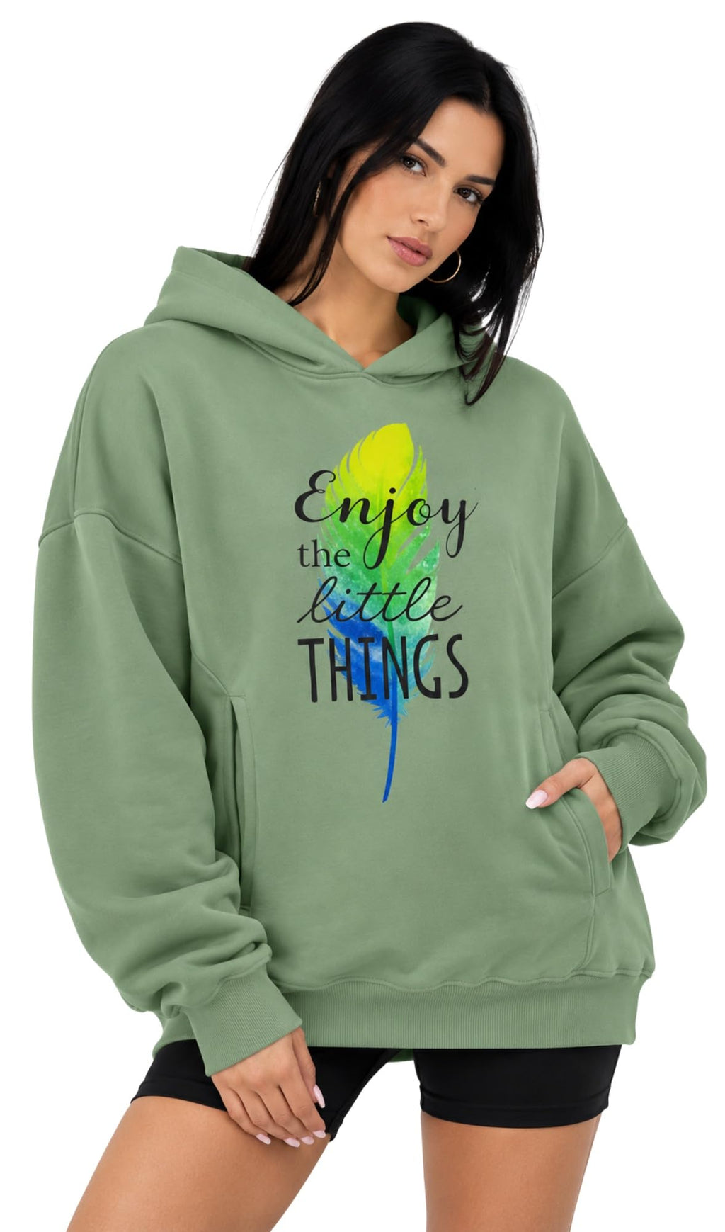 London Hills Hoodies for Women Stylish Sweater for Woman with Zip Stylish Latest Unisex Graphic Print Cotton Blend Fleece Hoodie Zipper Winter wear Hood Regular Fit, Long Sleeve