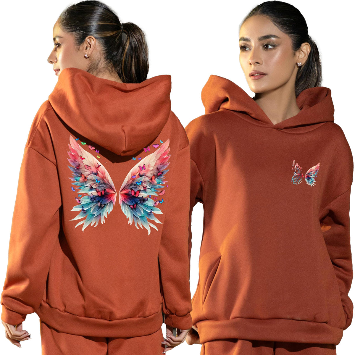 London Hills Hoodies for Women Stylish Sweater for Woman with Zip Stylish Latest Unisex Graphic Print Cotton Blend Fleece Hoodie Zipper Winter wear Hood Regular Fit, Long Sleeve